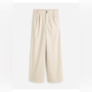 Harlow Wide-Leg Pant in Brushed Twill